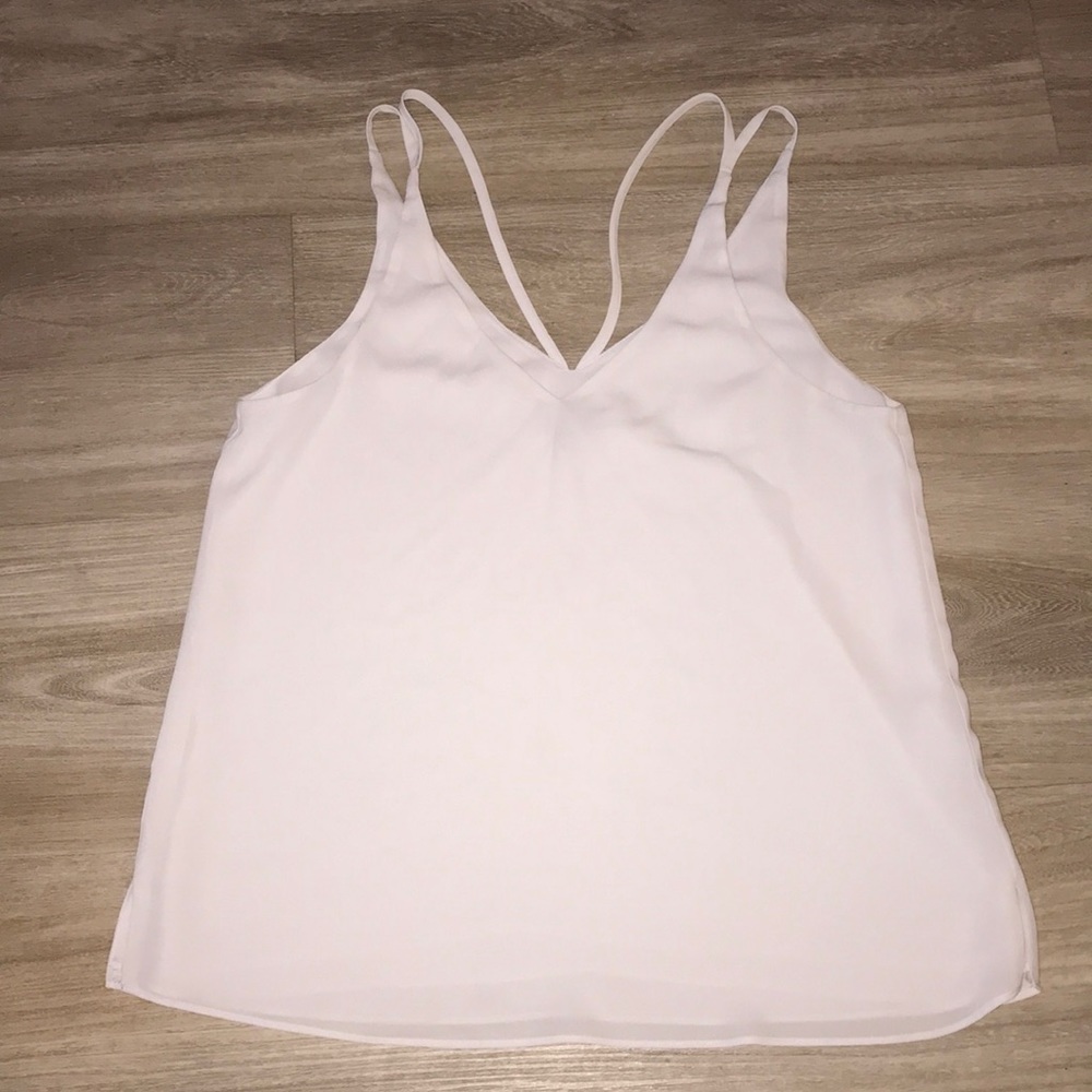 Top Shop White Strappy Tank